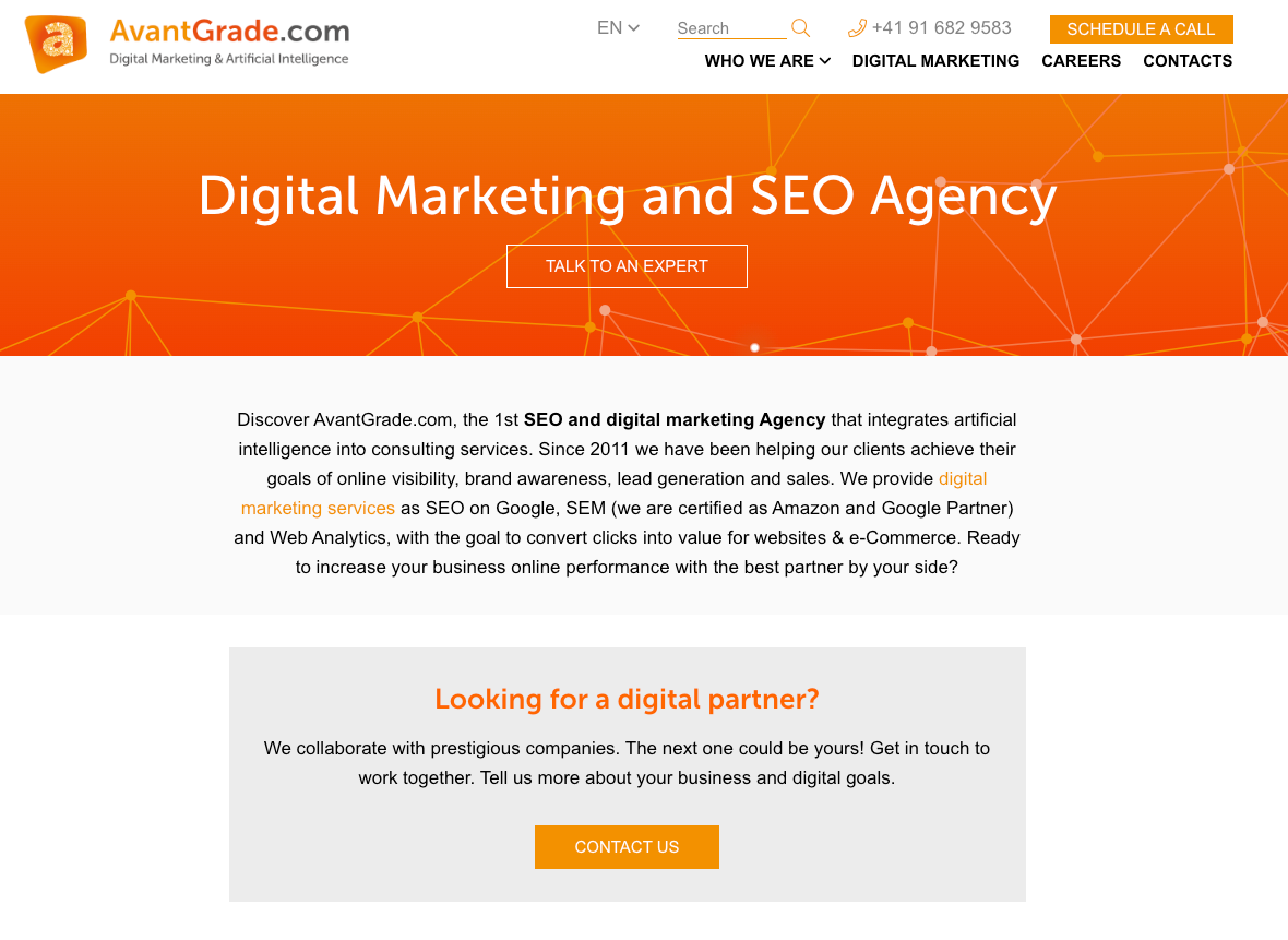 Avantgrade screenshot