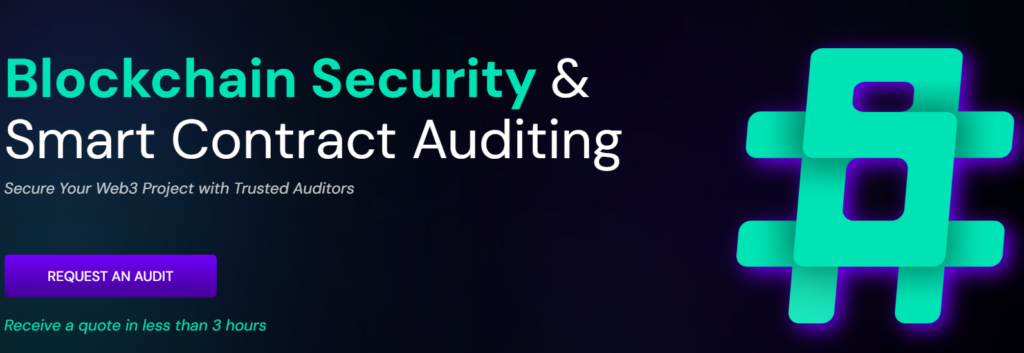 Hashlock crypto audit company website screenshot 2026