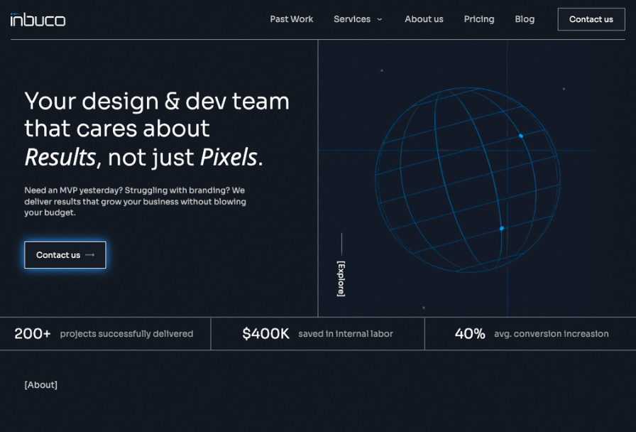 Inbuco Agency Homepage Screenshot