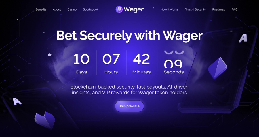 Wager website by Coinbound