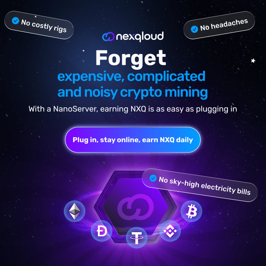 NexQloud social creative by Coinbound