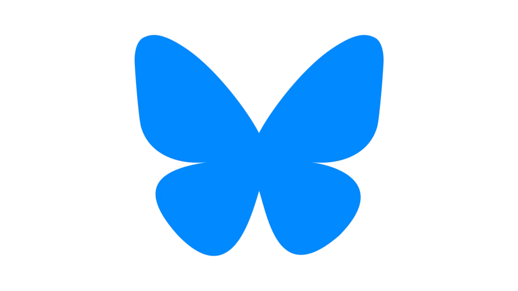 Bluesky web3 social media logo