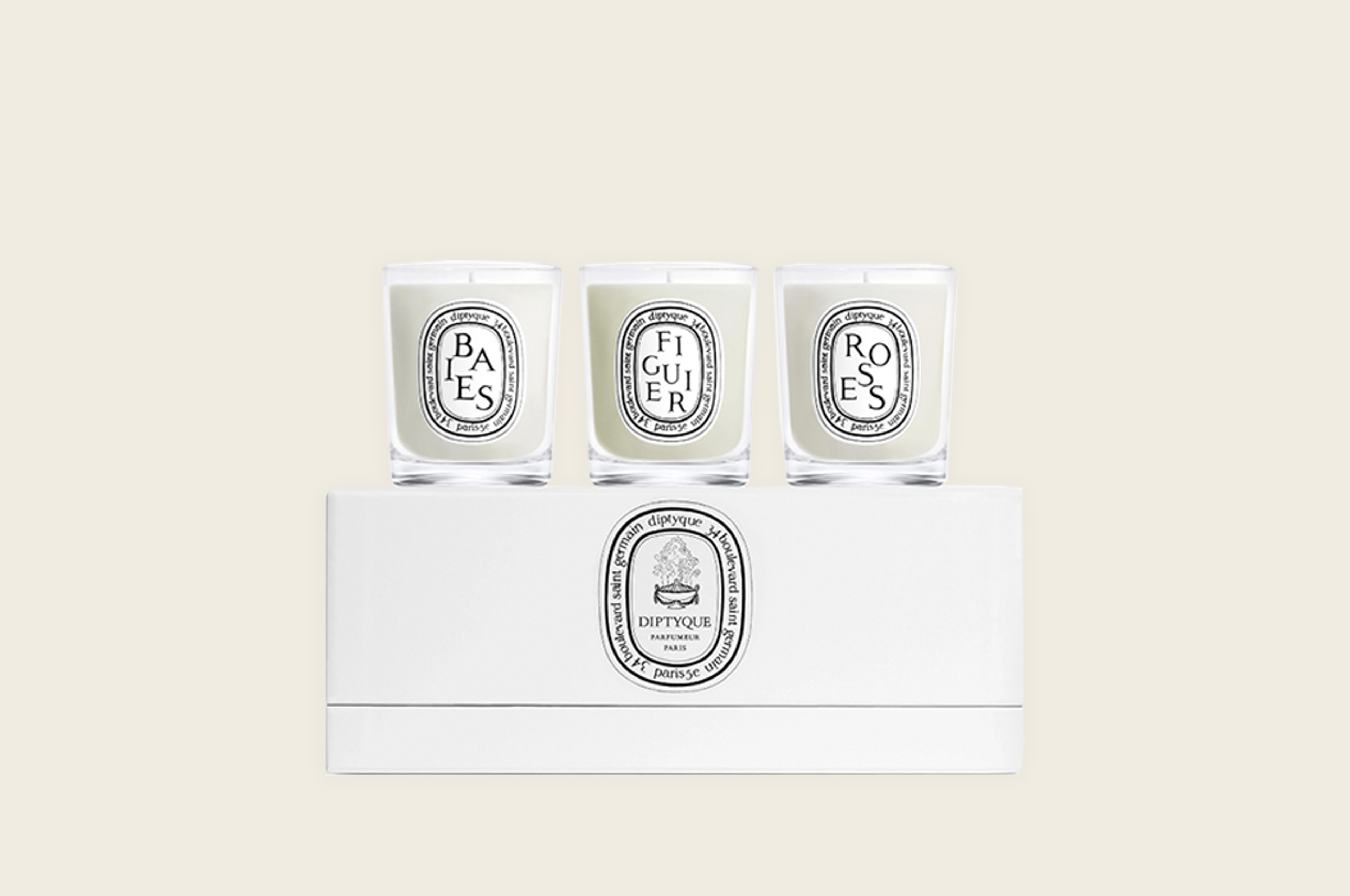 Diptyque Mini Candle Gift Set