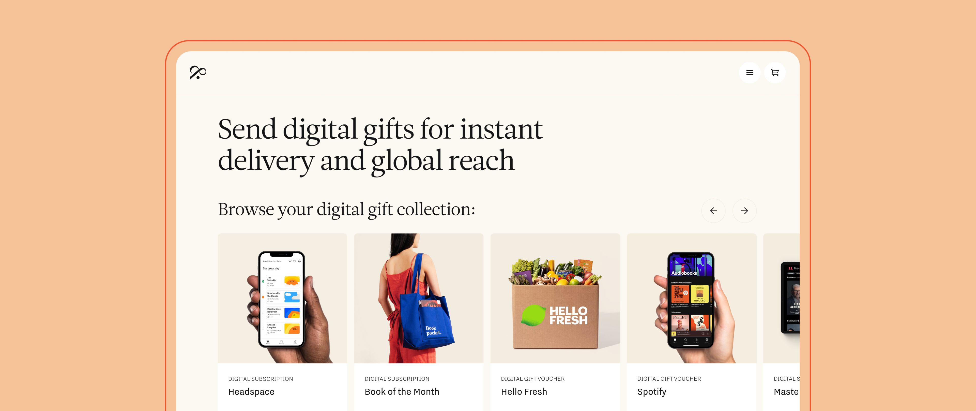 Digital gifts overview