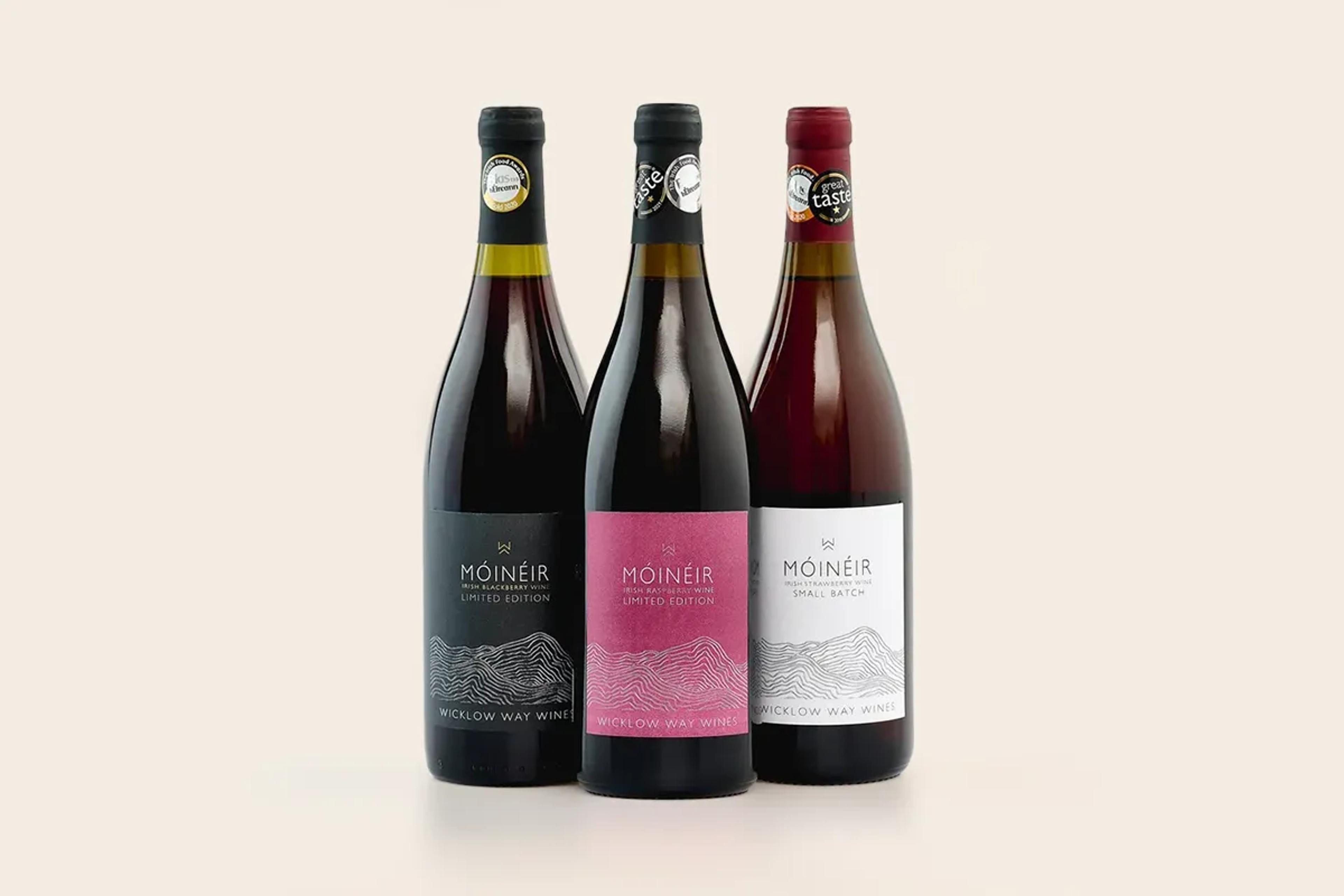 Irish Berry Wine Trio by Wicklow Way Wines