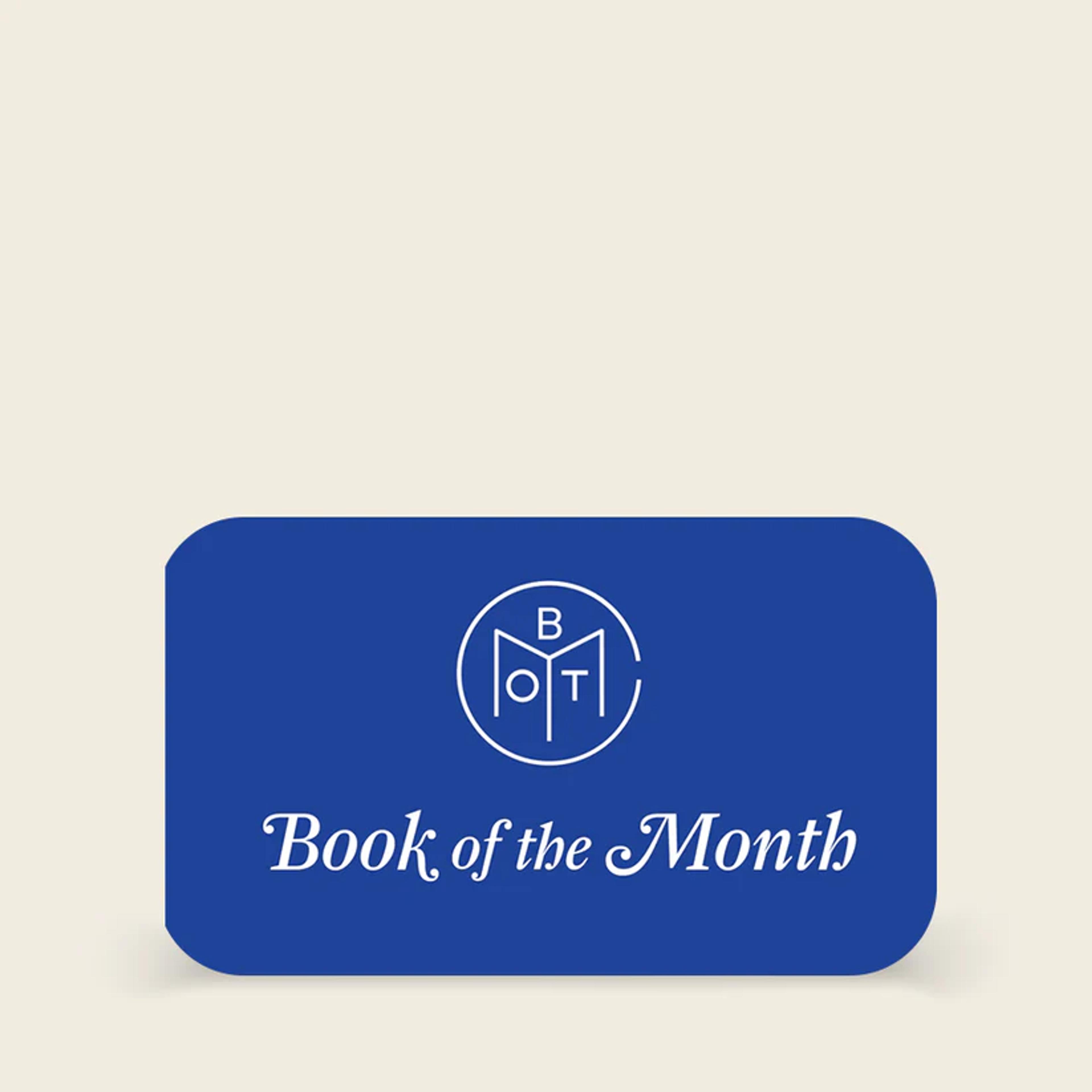 Book of the month subscription gift card