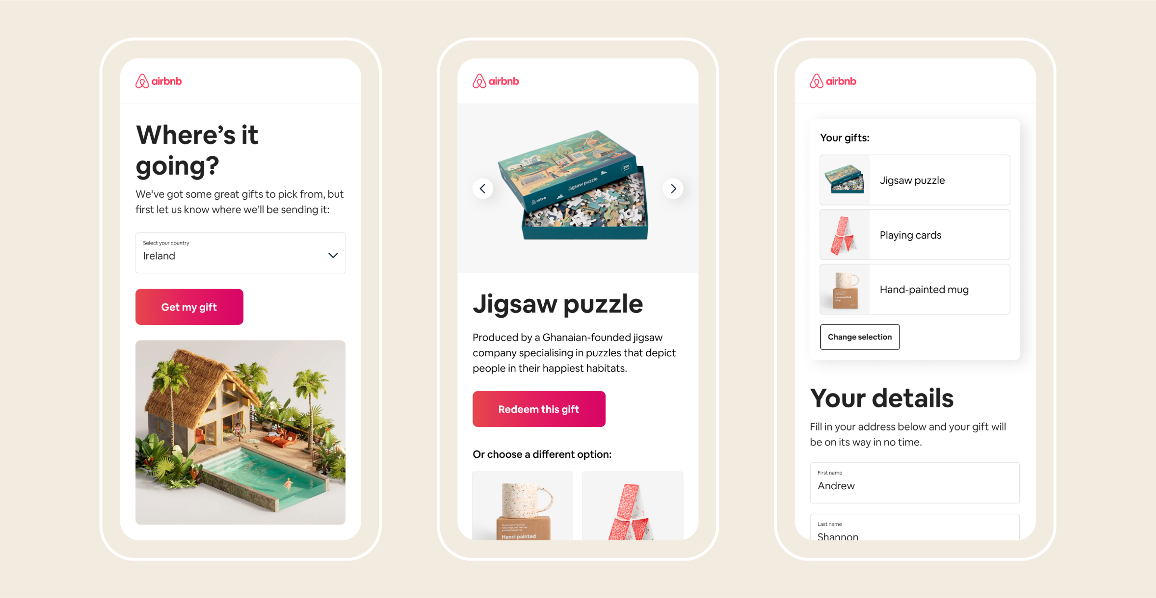 Airbnb’s Custom Gift Collection