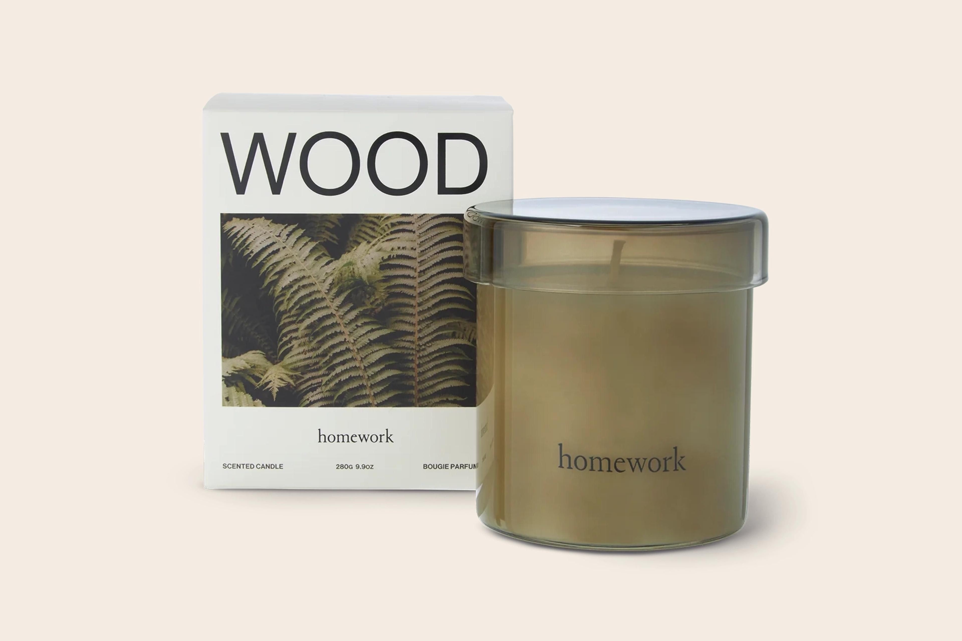 Wood Candle by homework