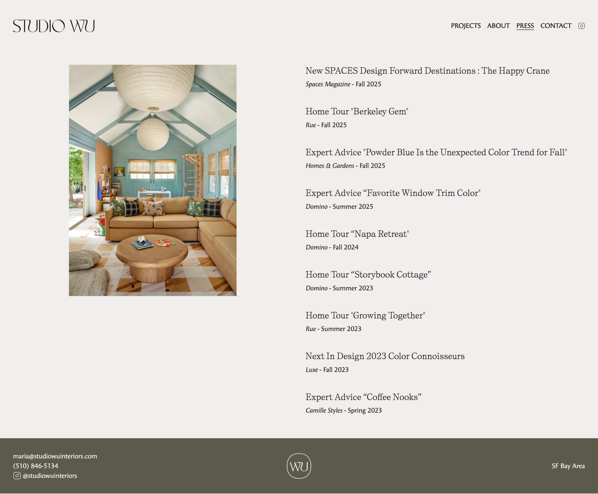 Studio Wu Press Page