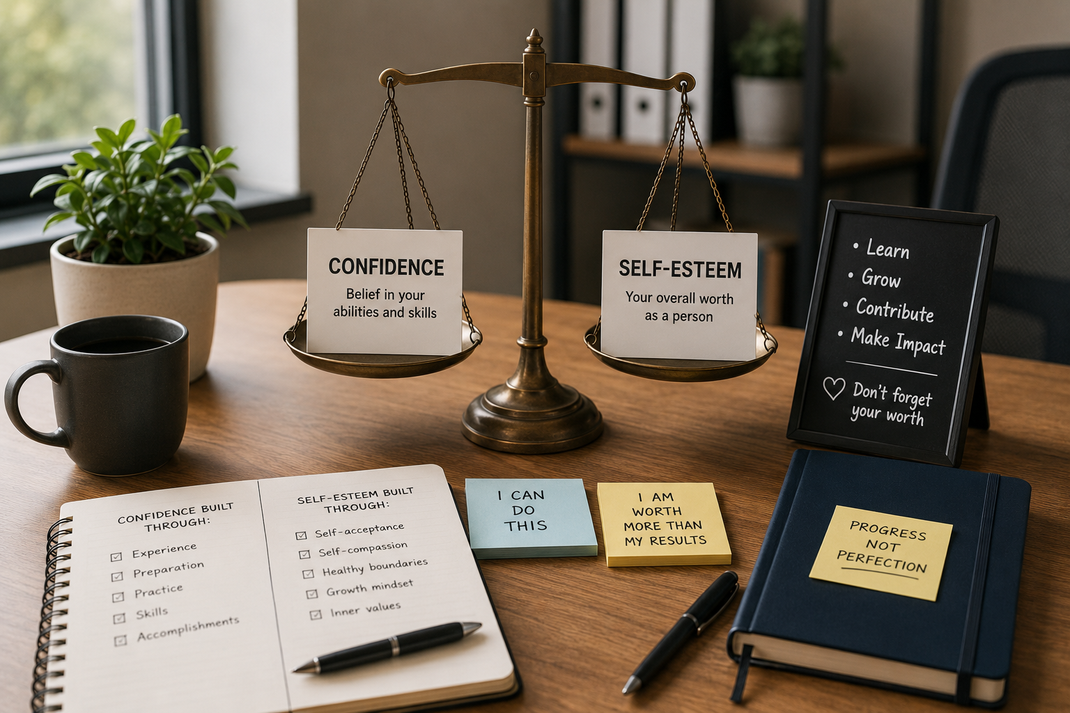 The Difference Between Confidence and Self-Esteem at Work