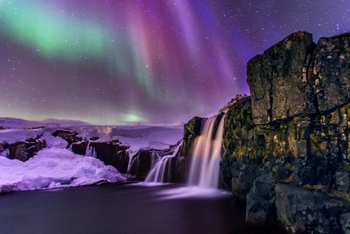 Kirkjufellsfoss waterfall