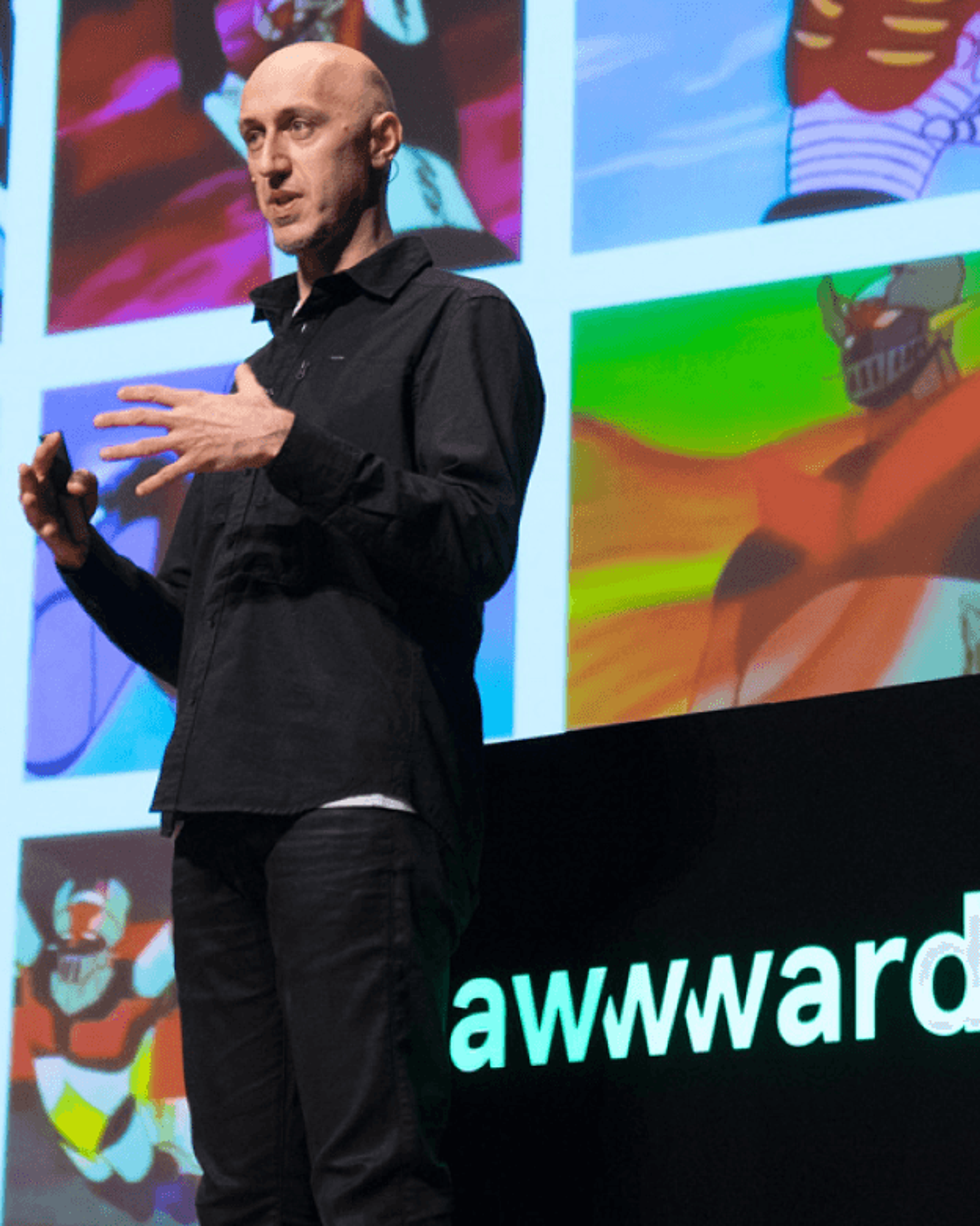 Inspirational talk by awwwwards