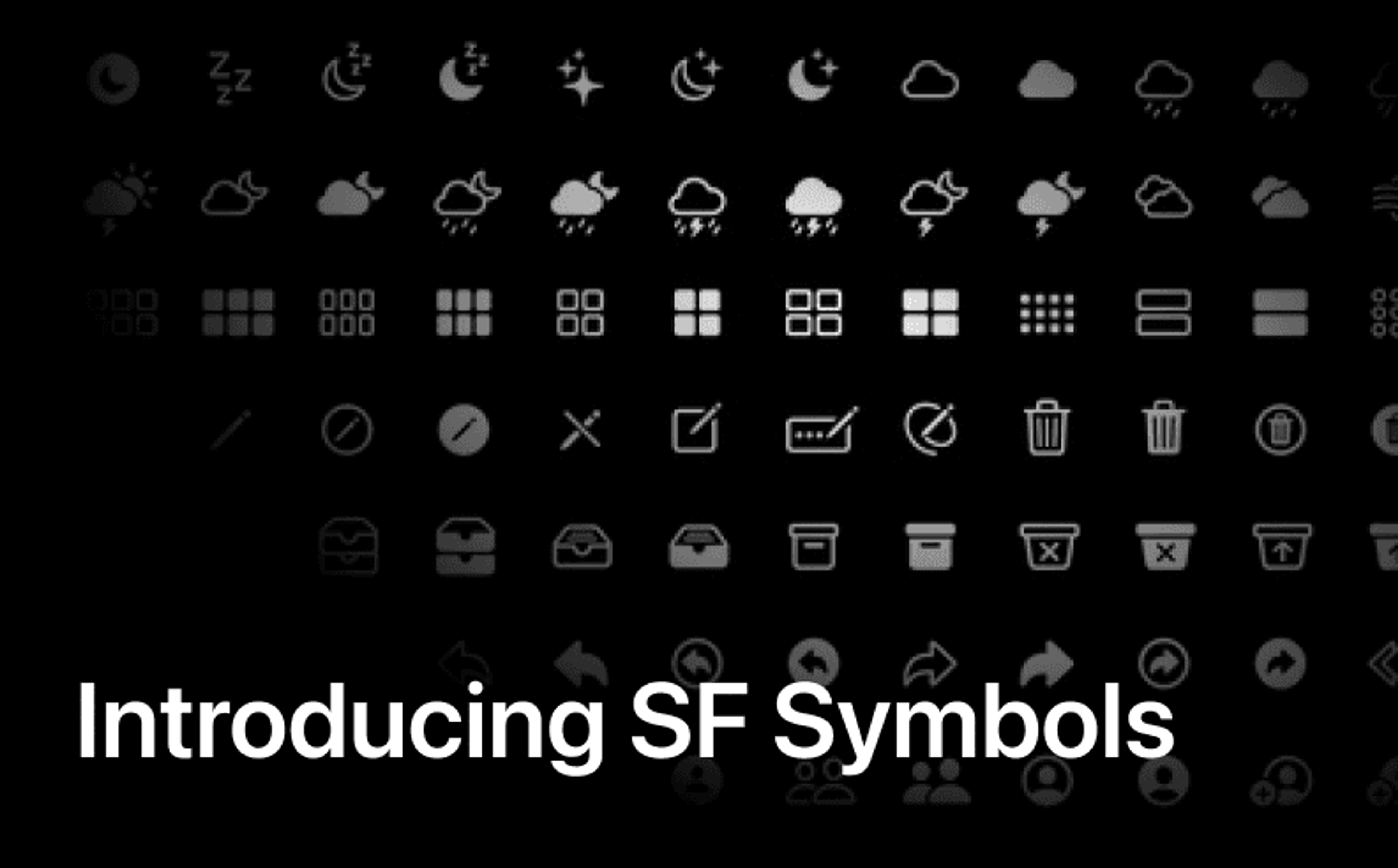 Introducing SF Symbols