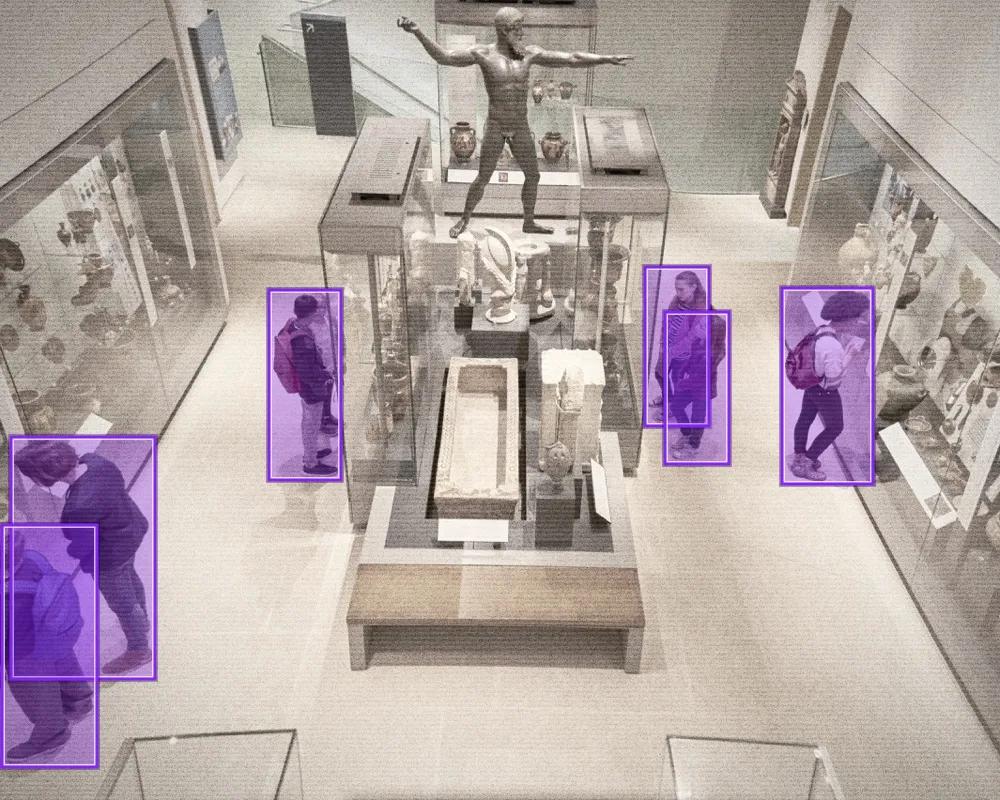Object detection in a museum