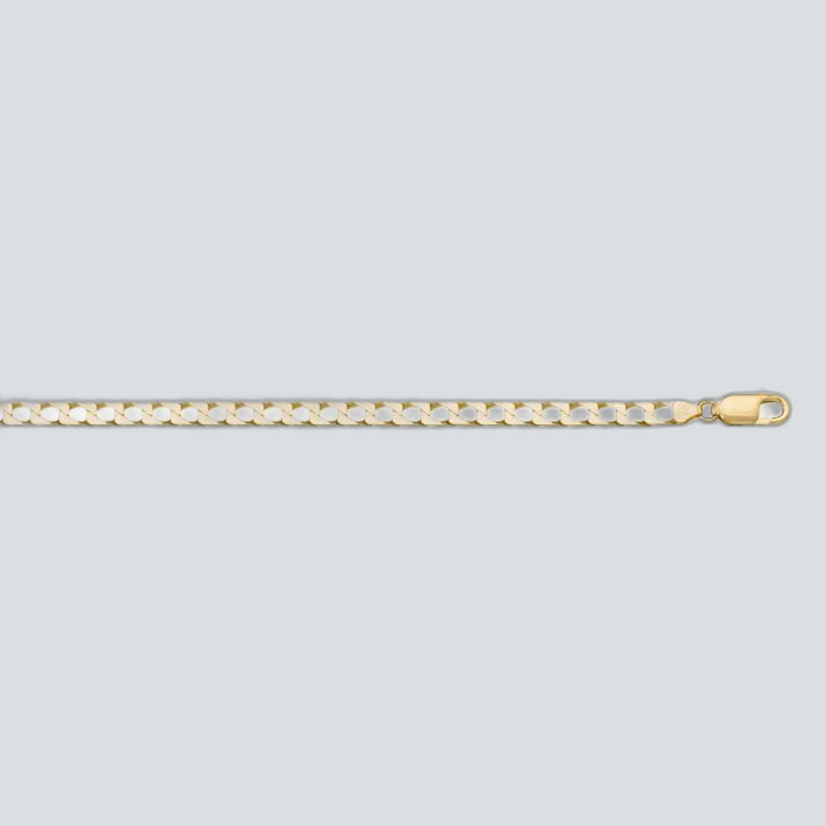 N221 - YELLOW GOLD SOLID SQUARED LINK