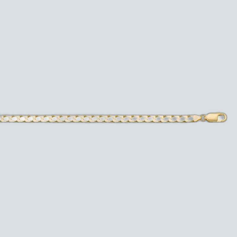 N221 - YELLOW GOLD SOLID SQUARED LINK