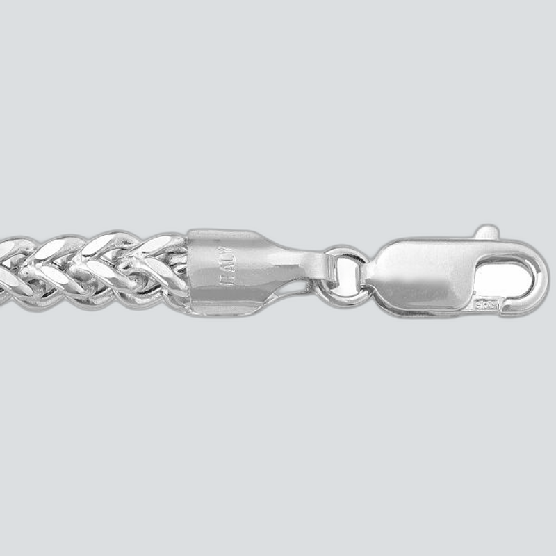 FRANCO-WG-4.4 - WHITE GOLD HOLLOW FRANCO LINK
