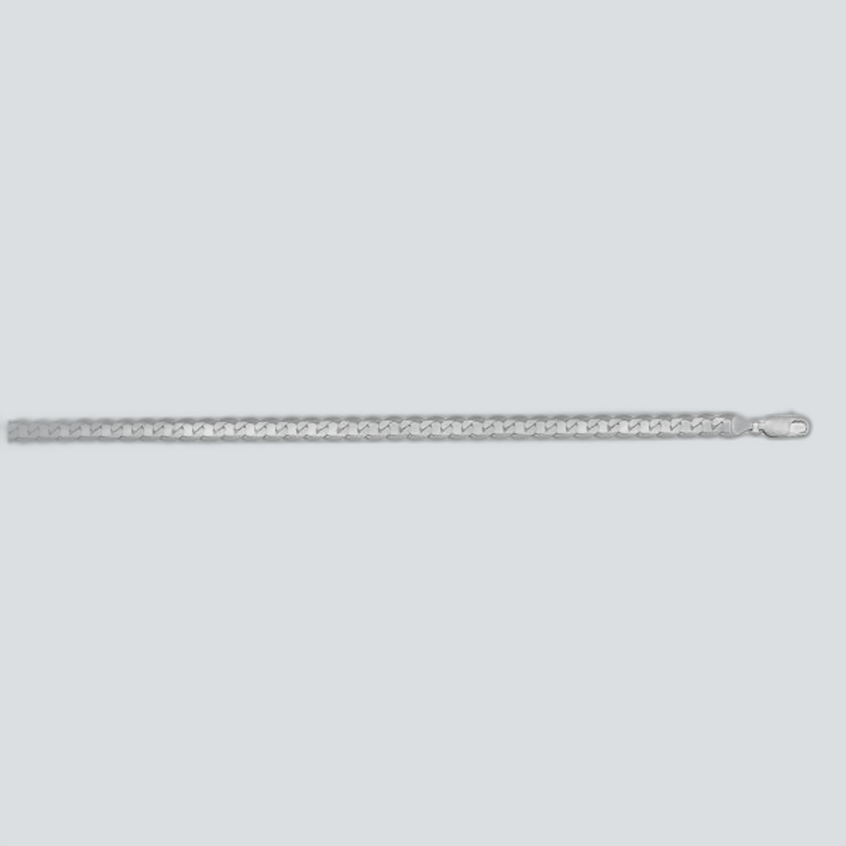 N202W - WHITE GOLD SOLID OPEN LINK