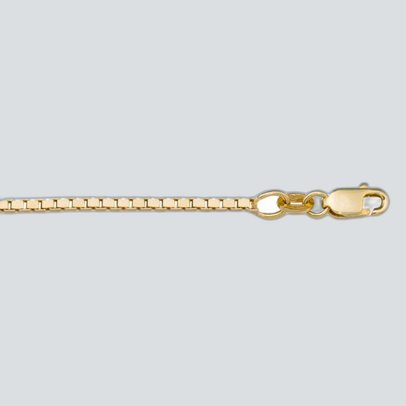 N113 - YELLOW GOLD SOLID BOX LINK