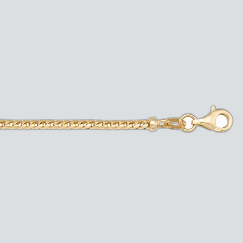 Franco-YG-2.0 - YELLOW GOLD SOLID FRANCO LINK