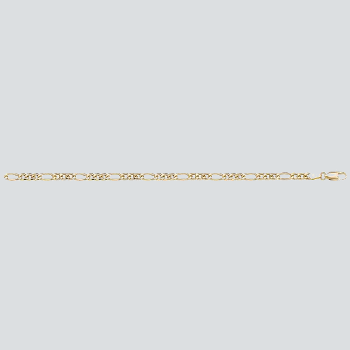 N703 - YELLOW GOLD HOLLOW FIGARO LINK