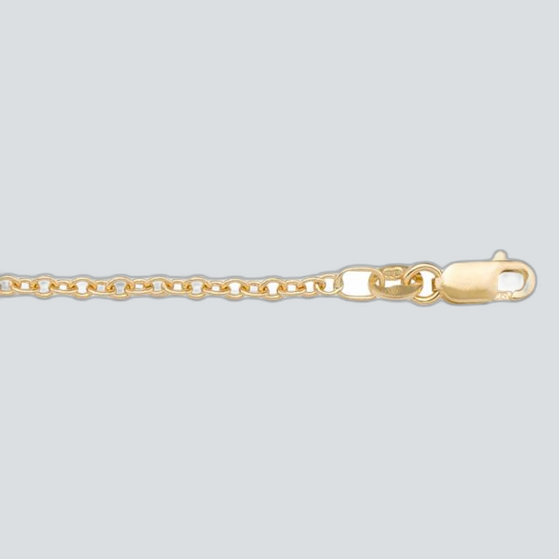 N623 - YELLOW GOLD OPEN CABLE LINK