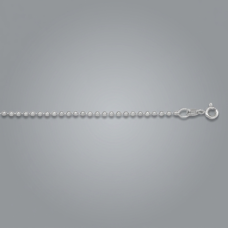 Gold Bead Chain 1.2mm - 14K solid gold chain