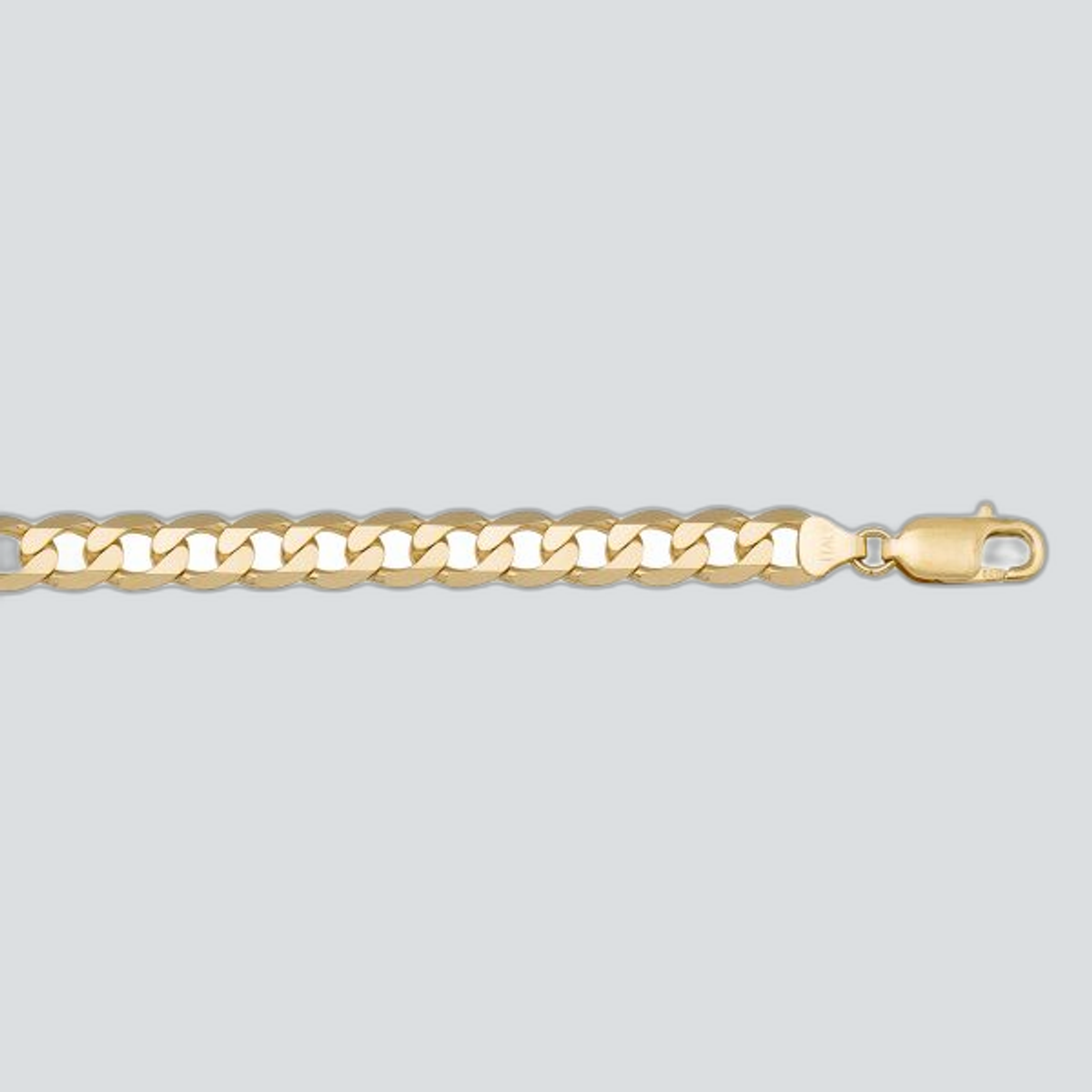 N206 - YELLOW GOLD SOLID OPEN LINK