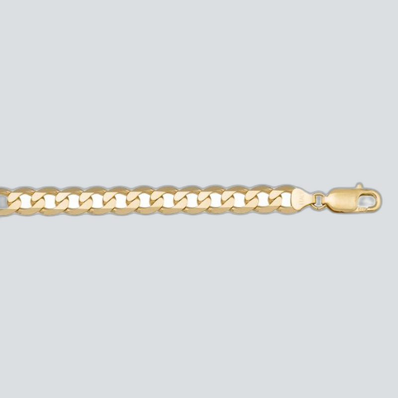 N206 - YELLOW GOLD SOLID OPEN LINK