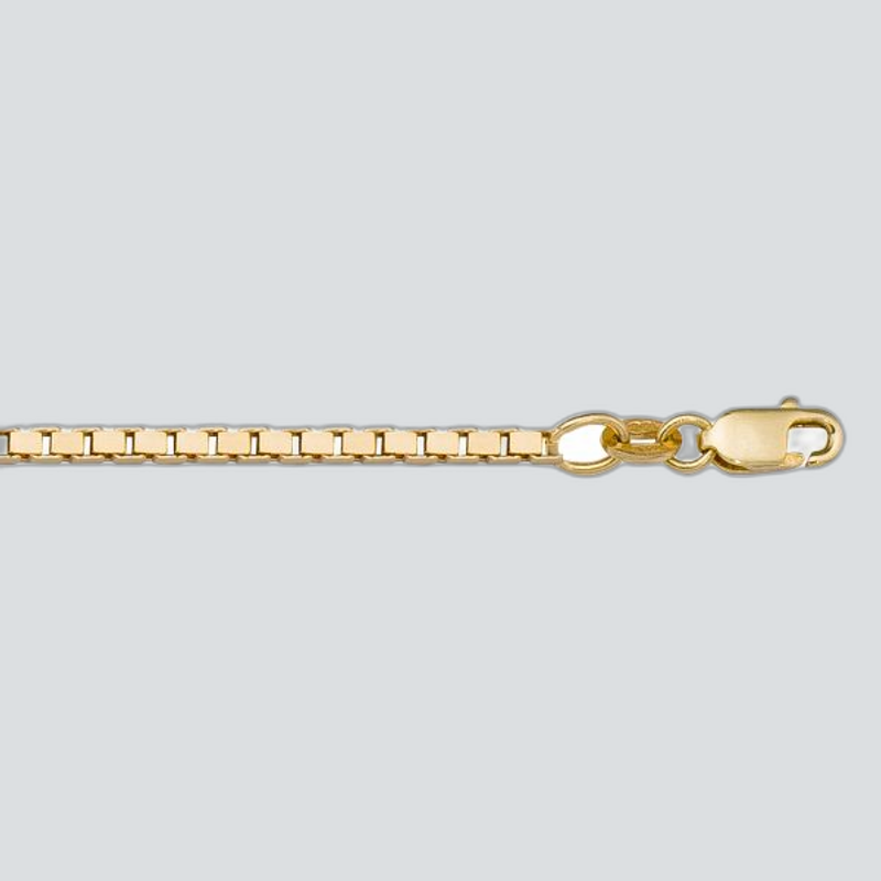 N115 - YELLOW GOLD SOLID BOX LINK
