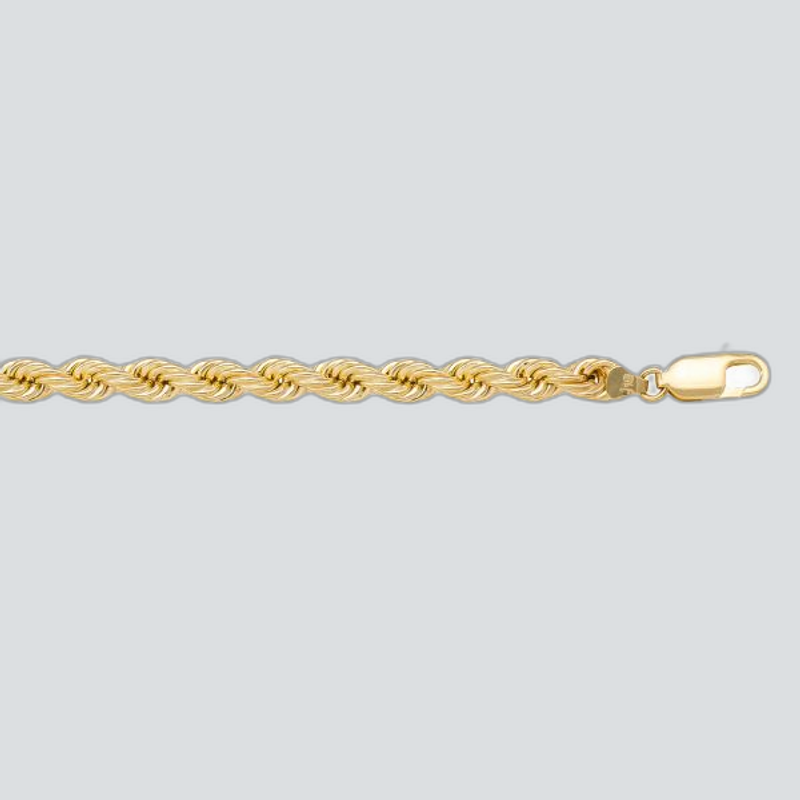N619 - YELLOW GOLD HOLLOW ROPE LINK