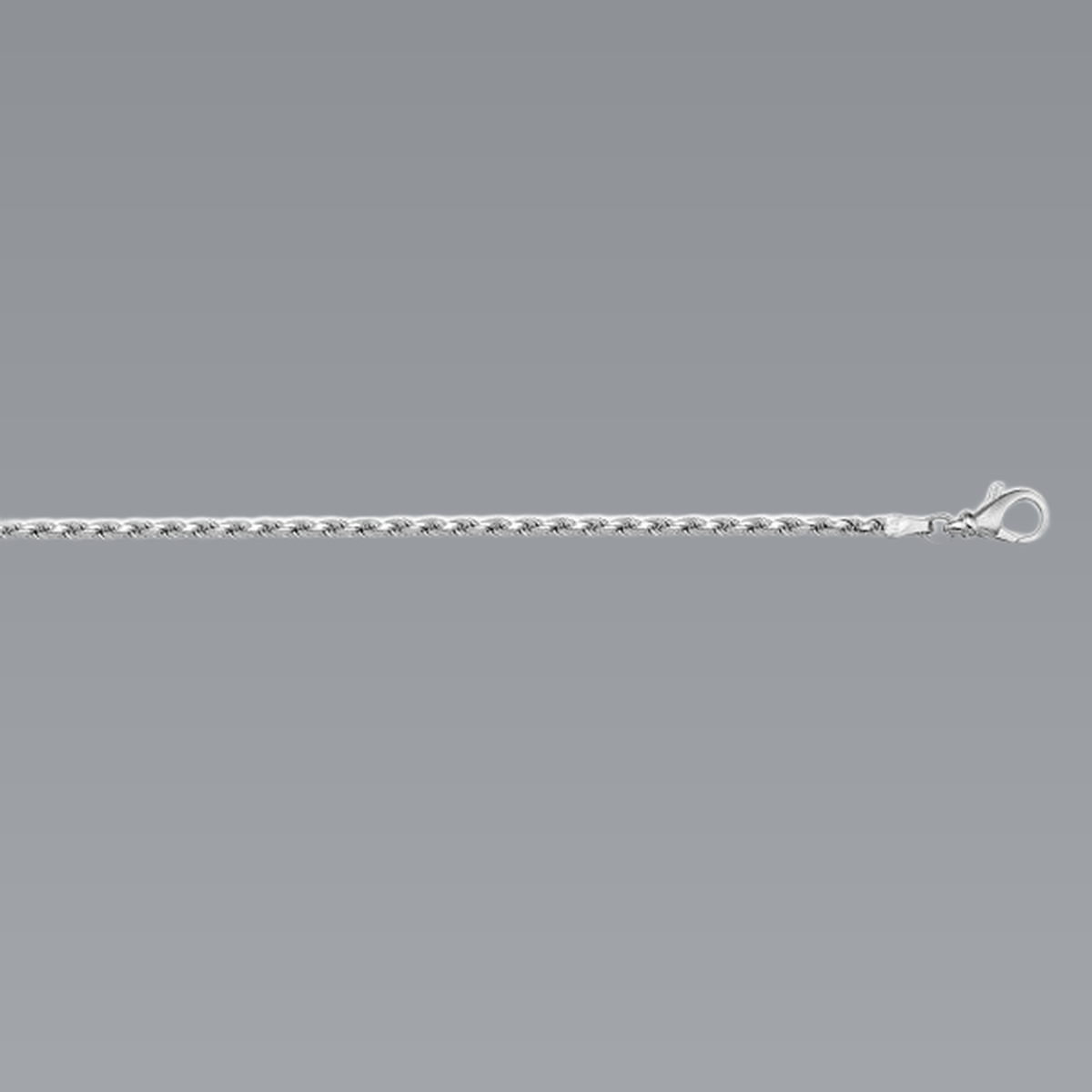 Gold Diamond Cut Rope Chain 1.3mm - 14K solid gold chain