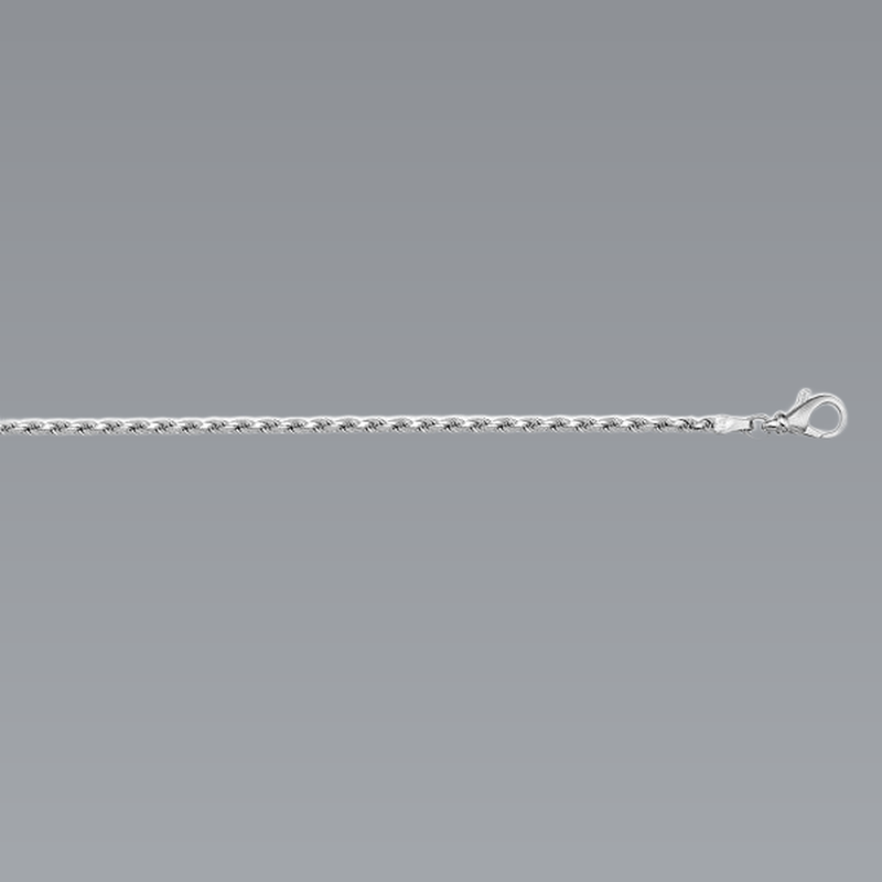 Gold Diamond Cut Rope Chain 1.3mm - 14K solid gold chain