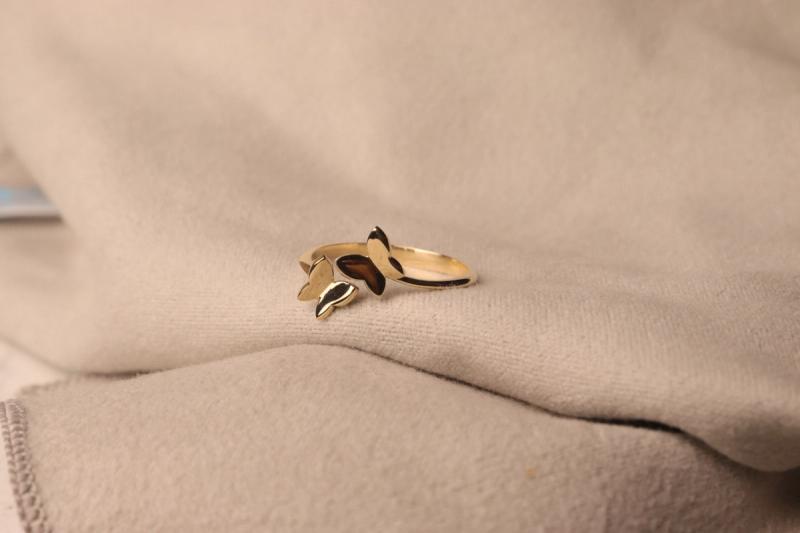 Gold Butterfly Wrap Ring
