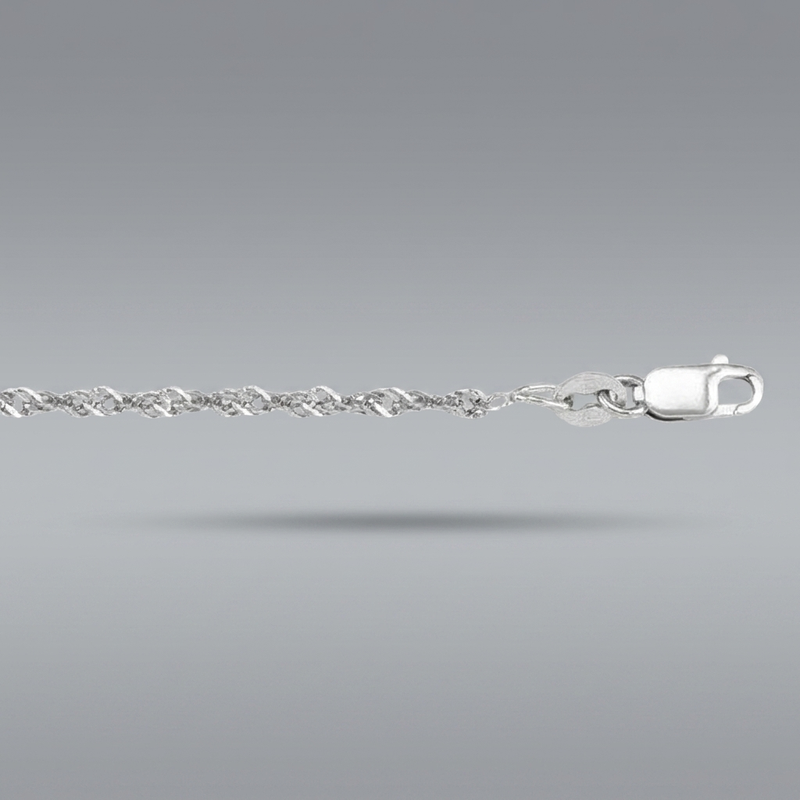 Gold Singapore Chain 1.7mm - 14K solid gold chain