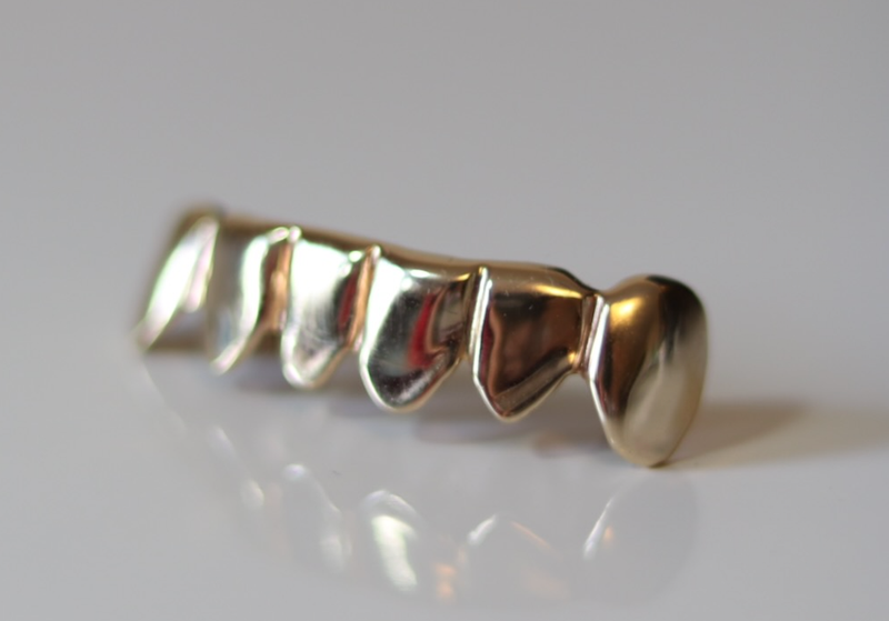 Gold 6-Piece Bottom Grillz Set