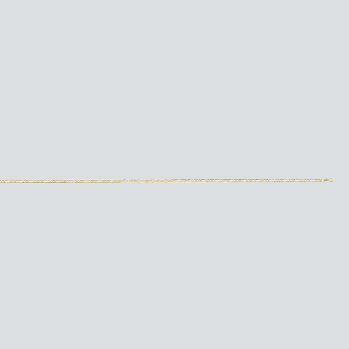 N301 - YELLOW GOLD SOLID FIGARO LINK