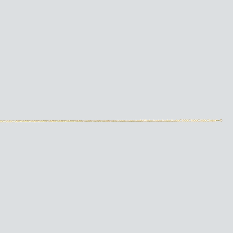 N301 - YELLOW GOLD SOLID FIGARO LINK