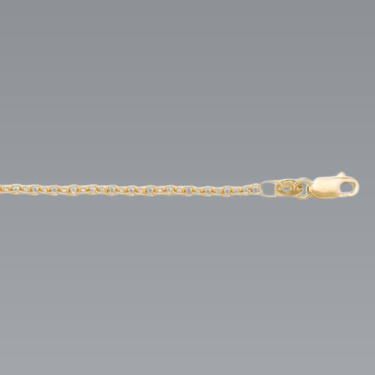 Gold Open Cable Chain 2.3mm - 14K solid gold chain