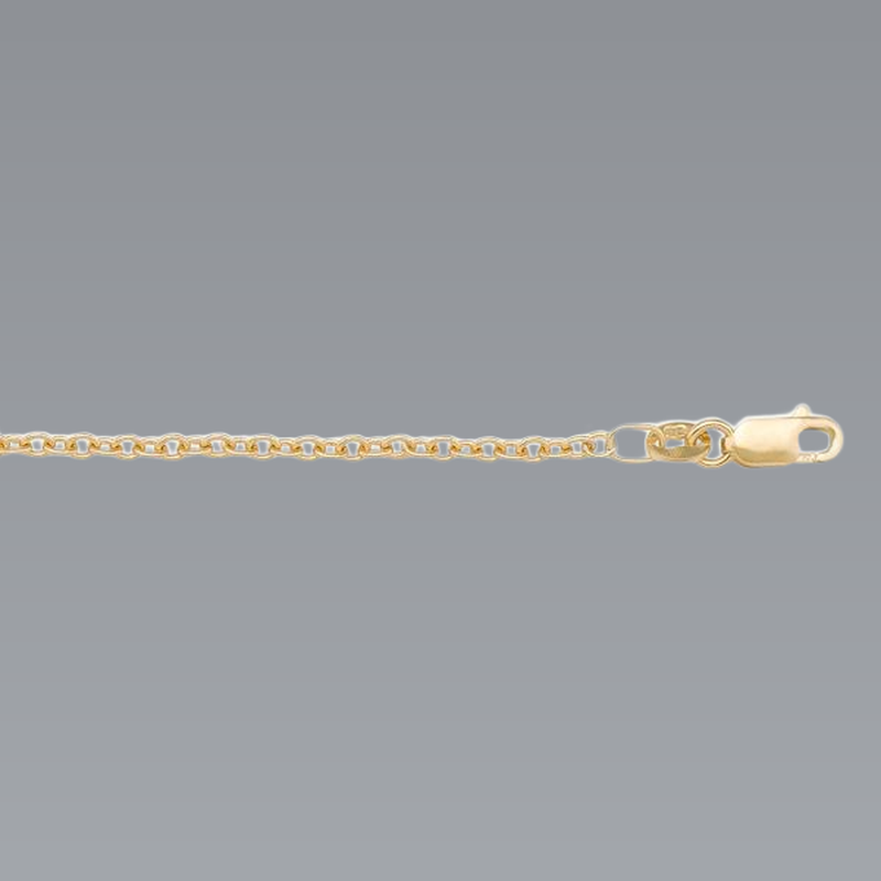 Gold Open Cable Chain 2.3mm - 14K solid gold chain