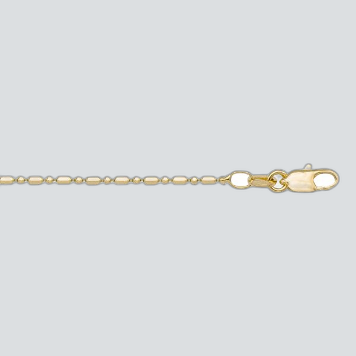 N903 - YELLOW GOLD STATION BEAD LINK