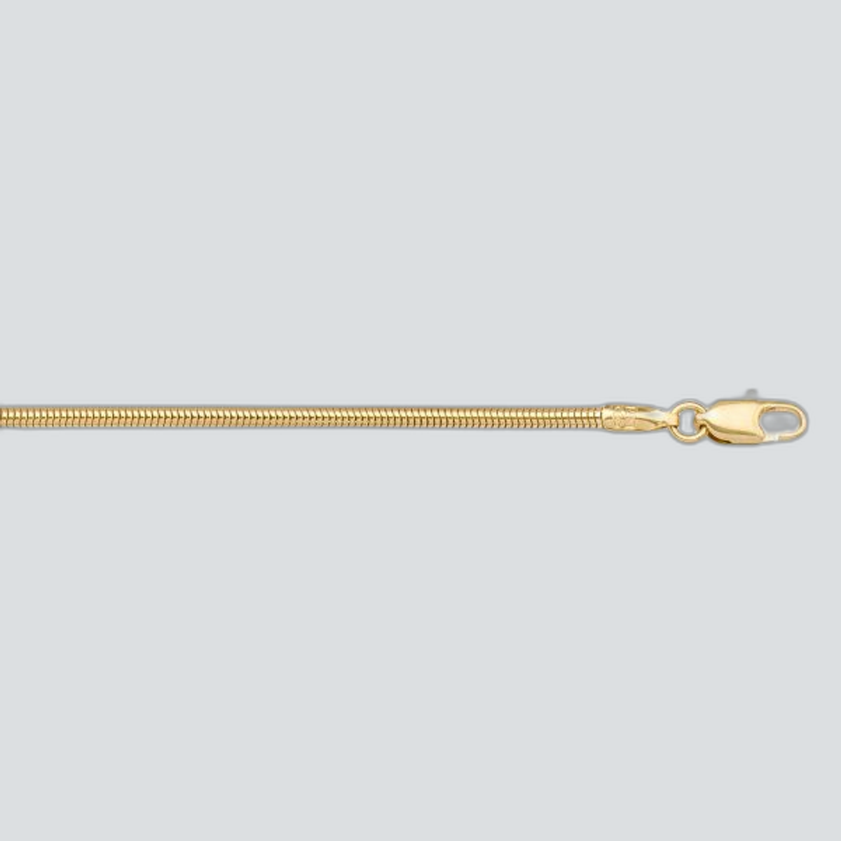 N131 - YELLOW GOLD ROUND SNAKE LINK