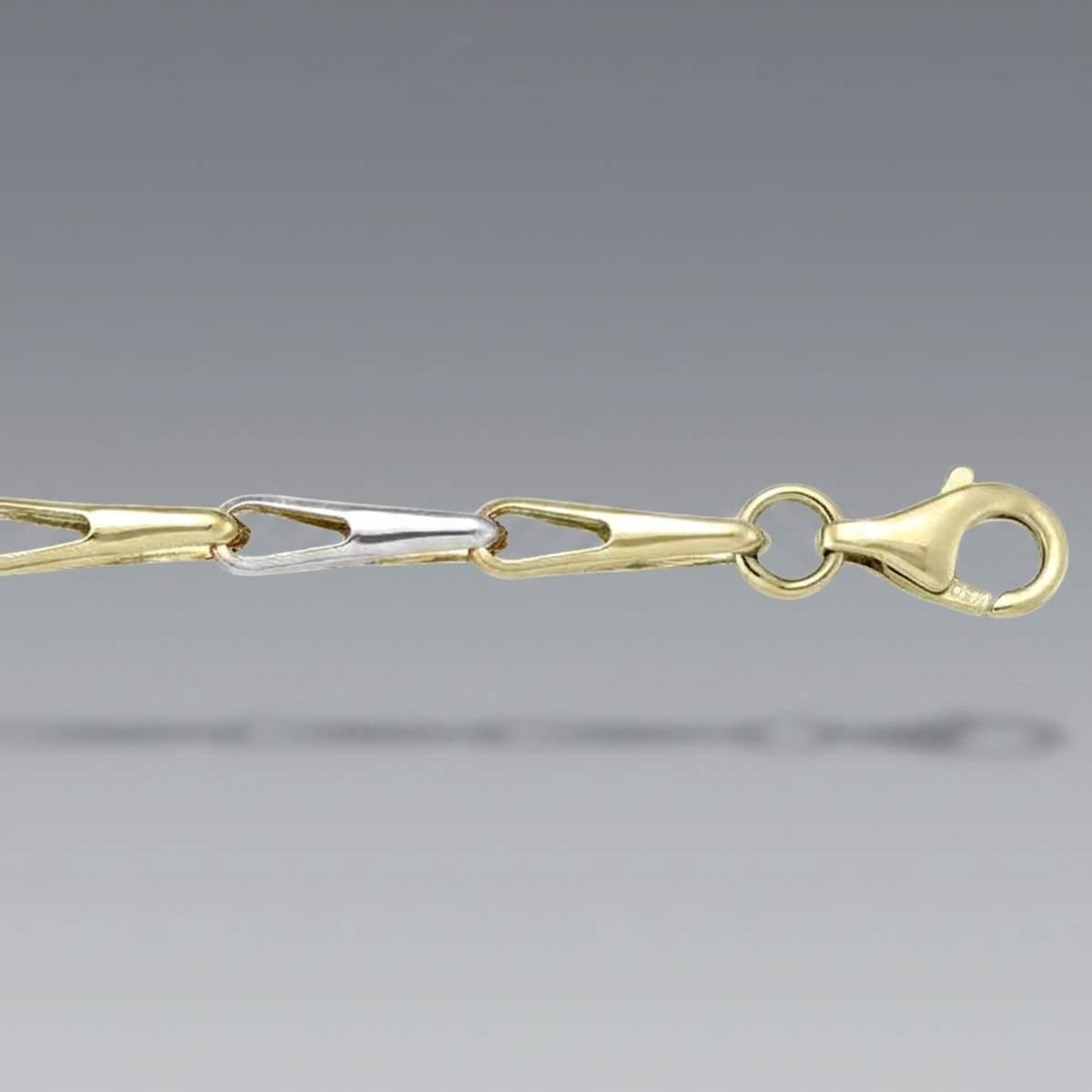 Tone Gold Fancy Round Chain 3.1mm - 18K hollow gold chain