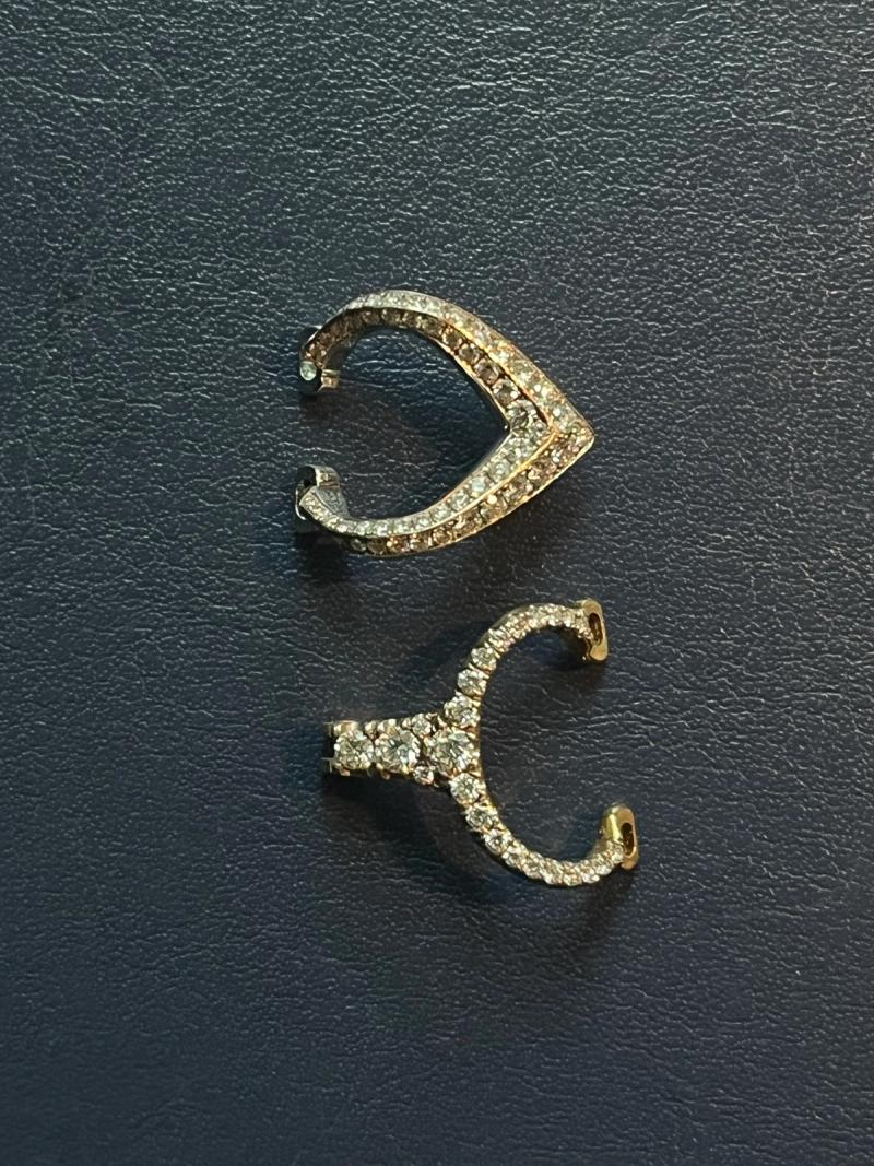Custom Diamond Pave Cartier Accent Set