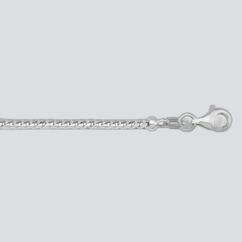 Franco-WG-2.0 - WHITE GOLD SOLID FRANCO LINK