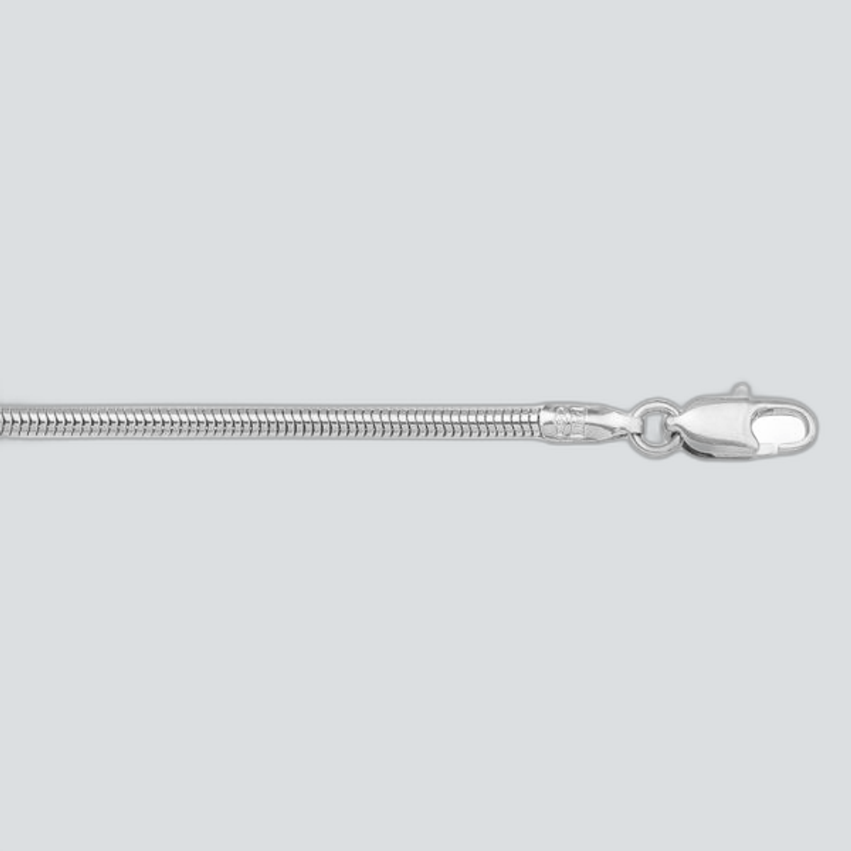 N1025 - WHITE GOLD ROUND SNAKE LINK