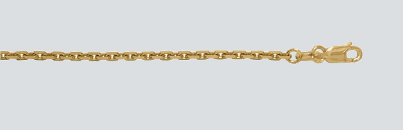 N142 YELLOW GOLD OVAL CABLE LINK