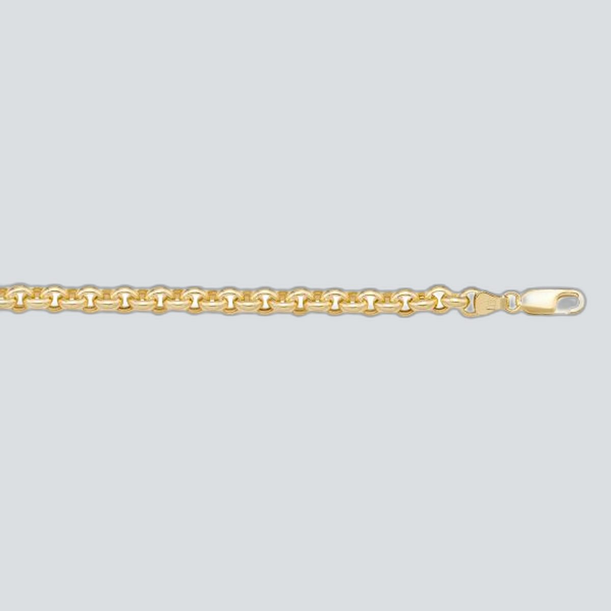 N608 - YELLOW GOLD HOLLOW ROLO LINK