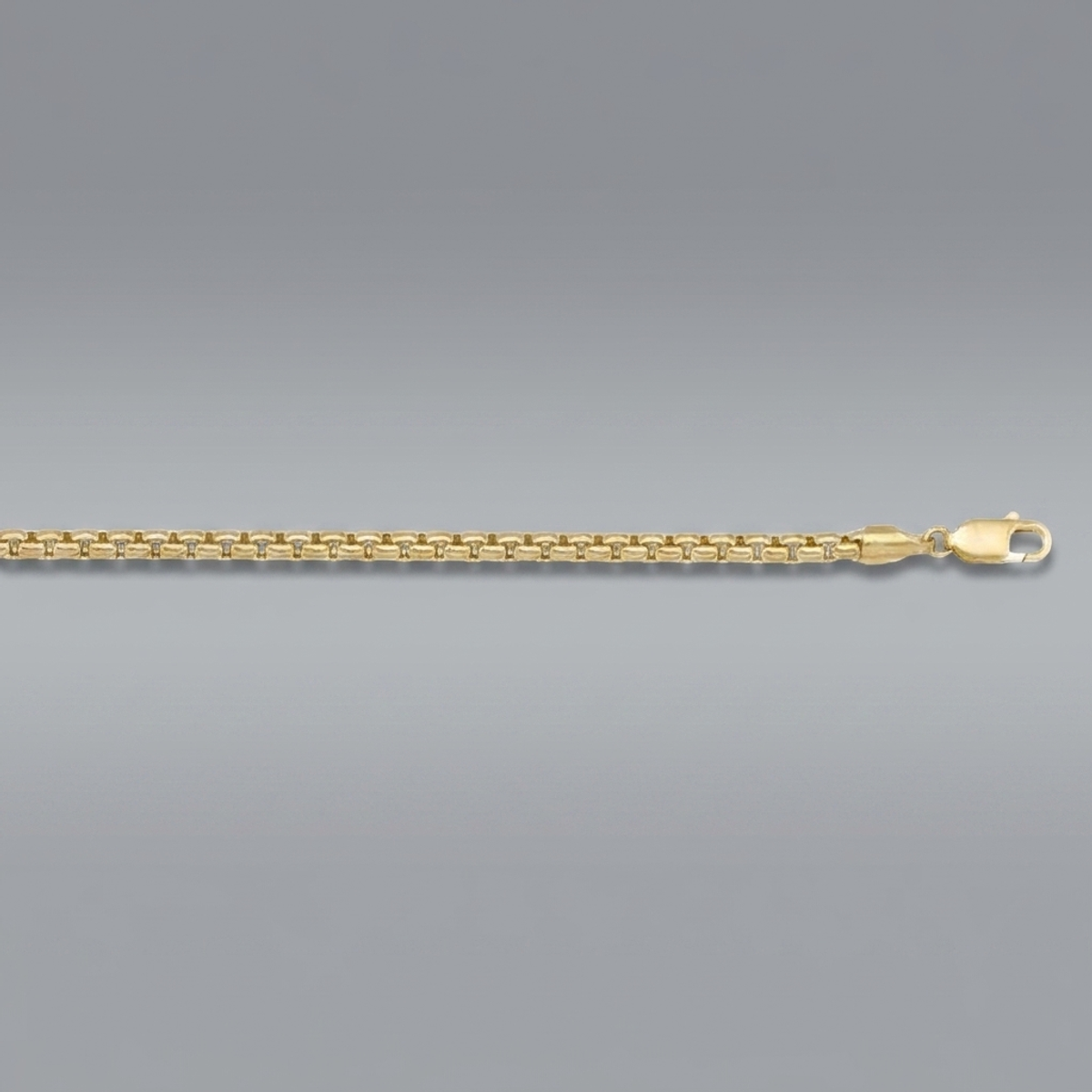 Gold Box Chain 2.5mm - 14K hollow gold chain