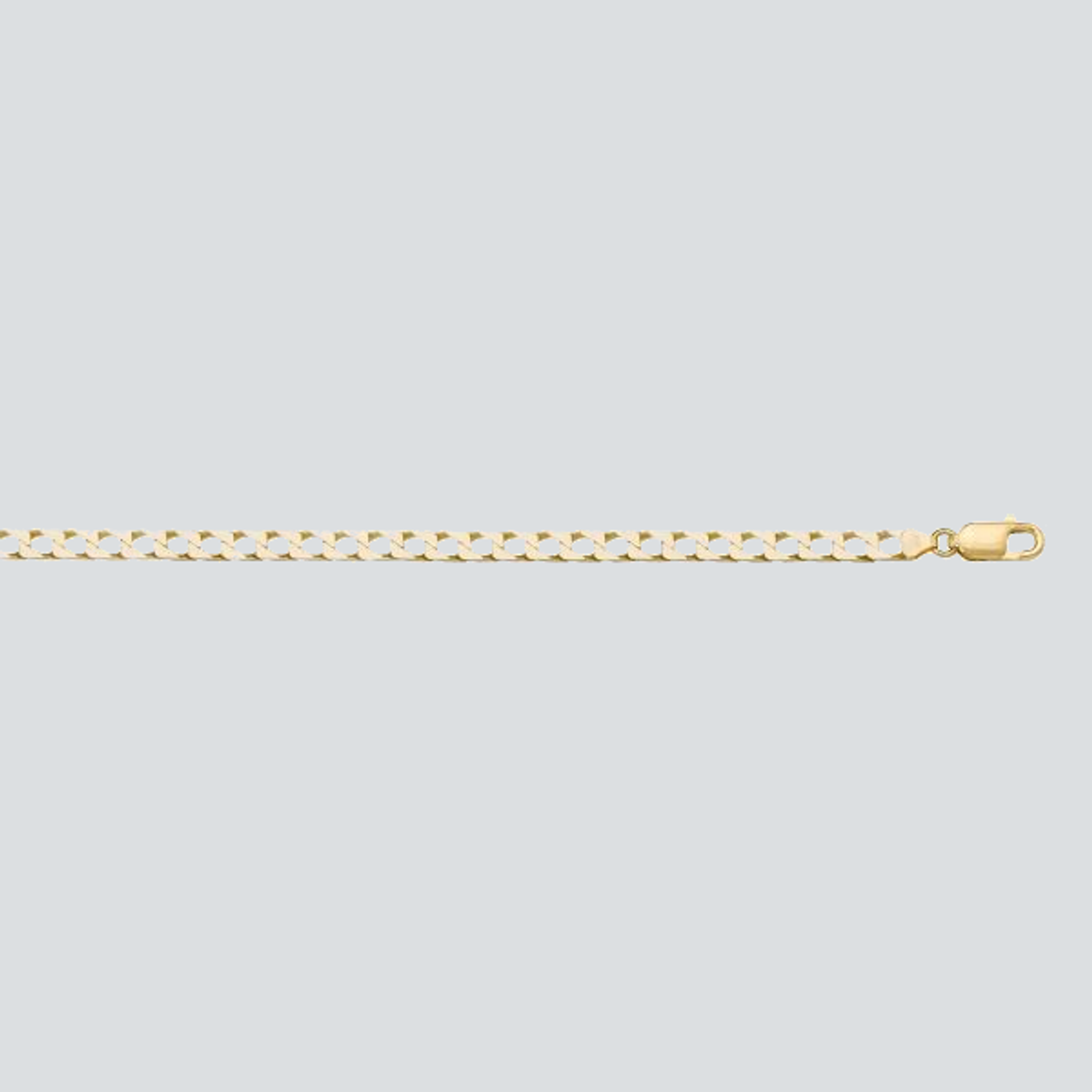 N220 - YELLOW GOLD SOLID SQUARED LINK